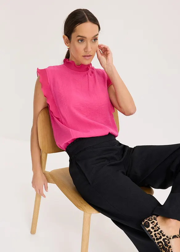 Blouse à volants, bonprix