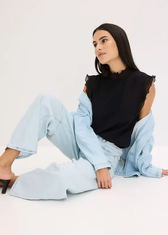 Blouse à volants, bonprix