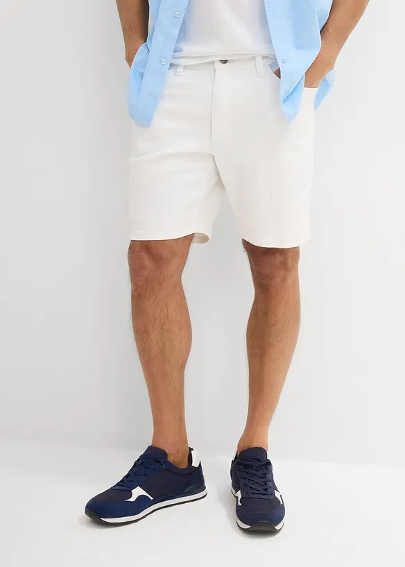 Short en jean extensible, loose, bonprix