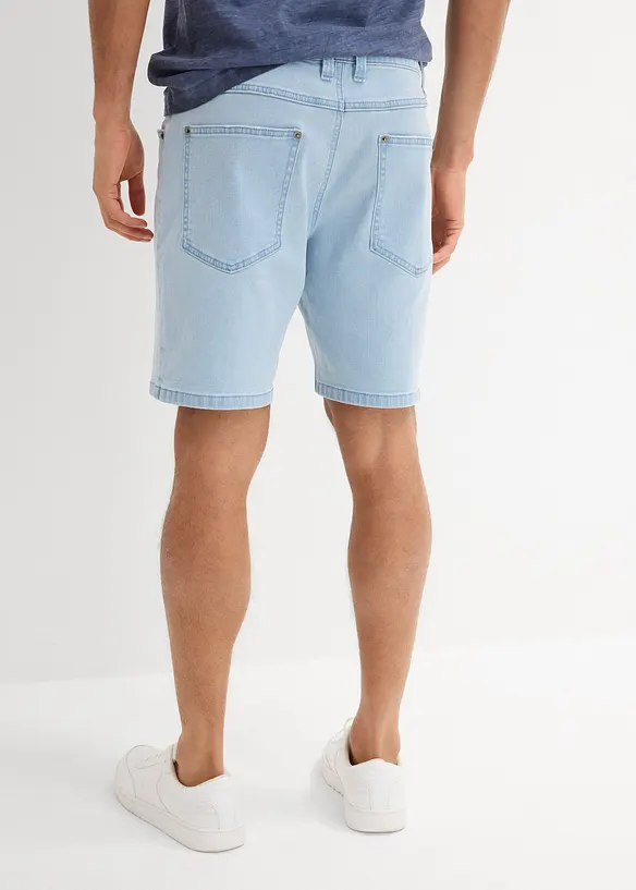 Short en jean extensible, loose, bonprix