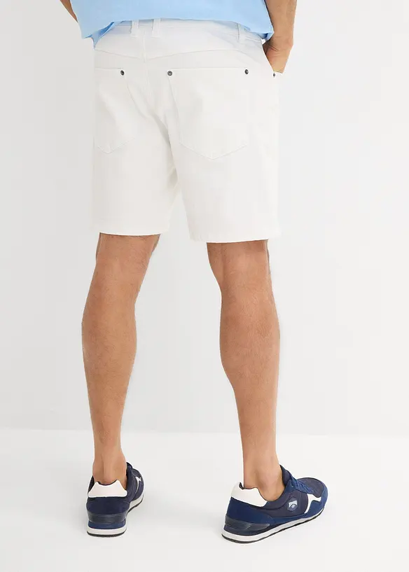 Short en jean extensible, loose, bonprix