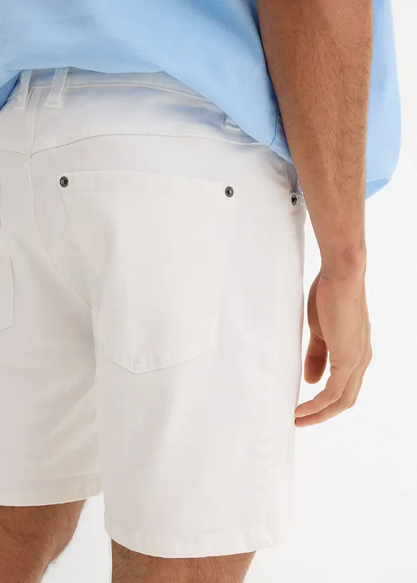 Short en jean extensible, loose, bonprix