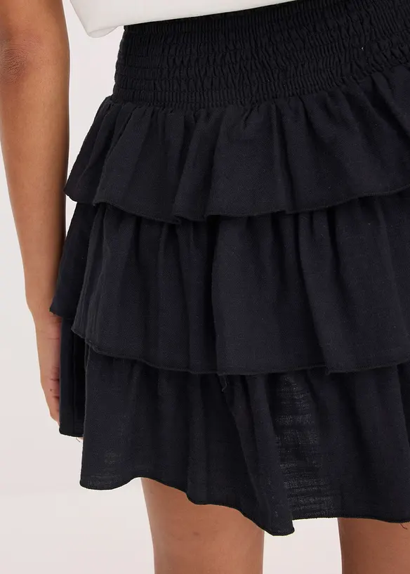 Mini-jupe 100% coton, bonprix