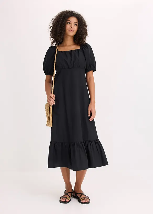 Robe midi 100% coton, bonprix