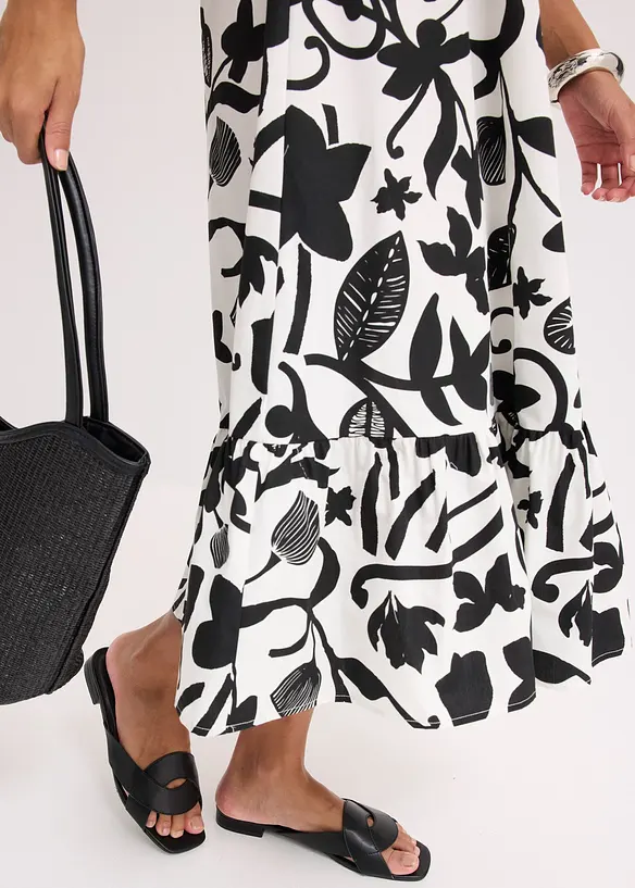 Robe midi 100% coton, bonprix