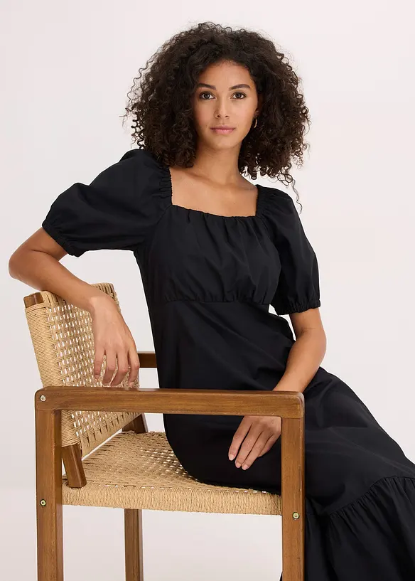 Robe midi 100% coton, bonprix