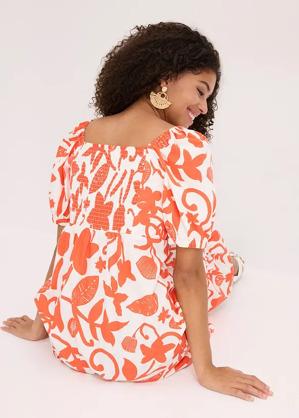 Robe midi 100% coton, bonprix