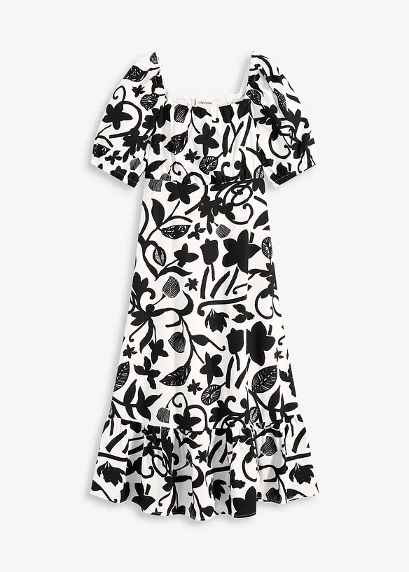 Robe midi 100% coton, bonprix