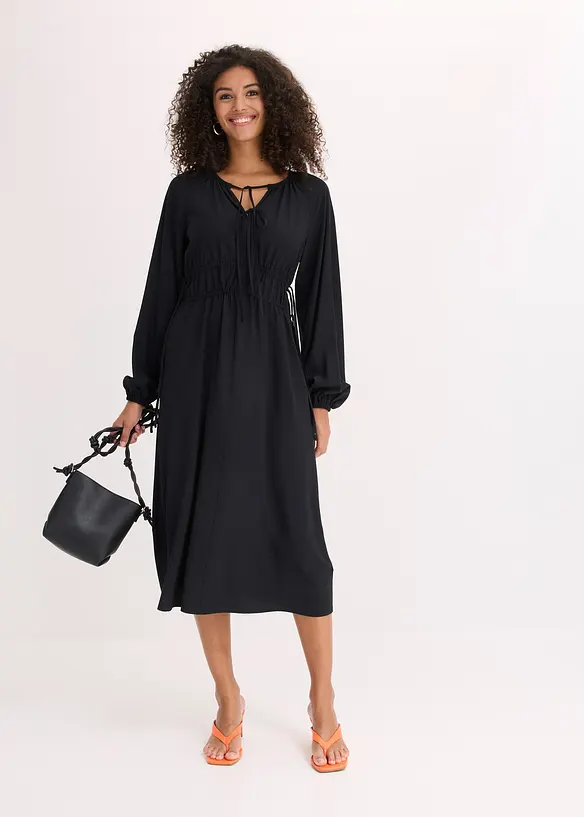 Robe-tunique fluide en viscose mélangée, bonprix