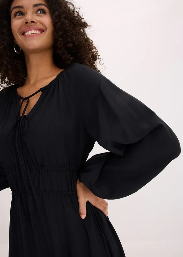 Robe-tunique fluide en viscose mélangée, bonprix