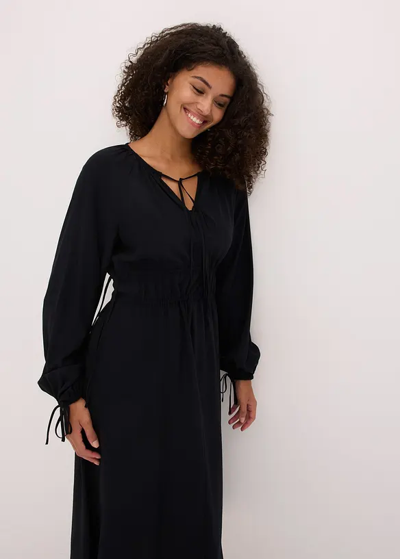 Robe-tunique fluide en viscose mélangée, bonprix