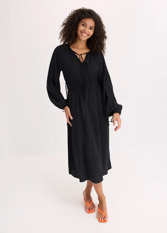 Robe-tunique fluide en viscose mélangée, bonprix