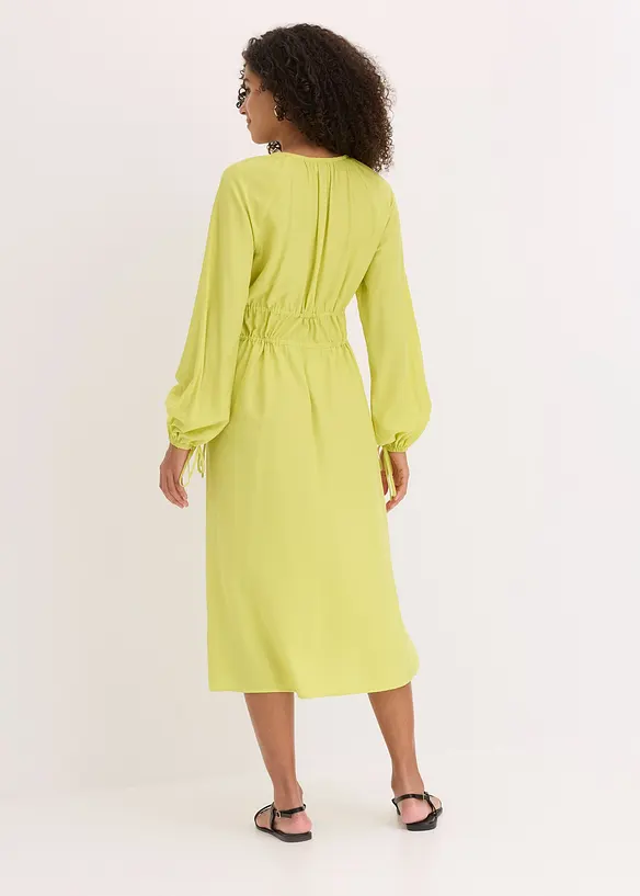Robe-tunique fluide en viscose m&eacute;lang&eacute;e, bonprix