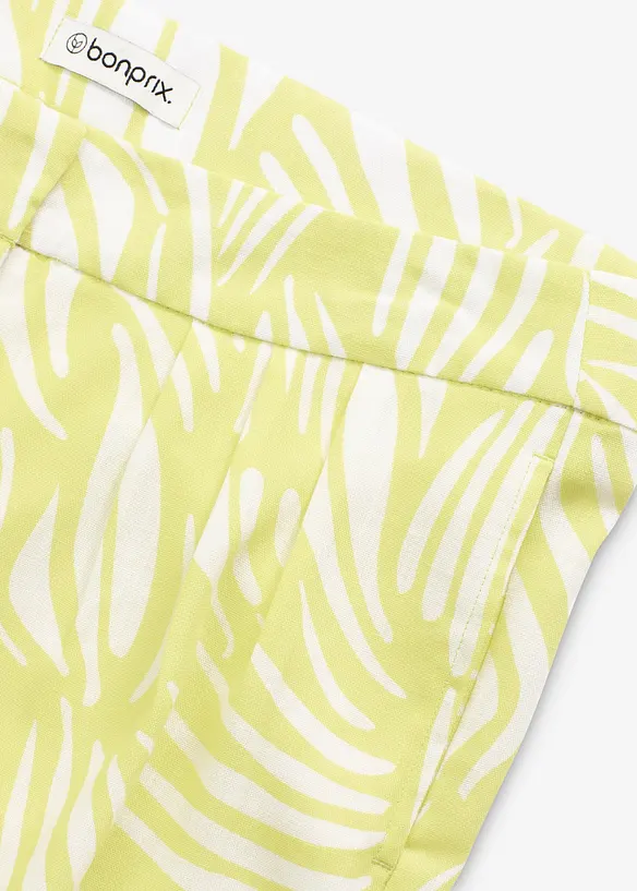 Pantalon palazzo à taille élastiquée, bonprix