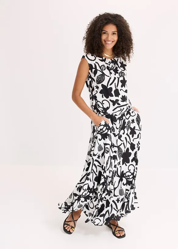 Top court sans manches en viscose fluide, bonprix