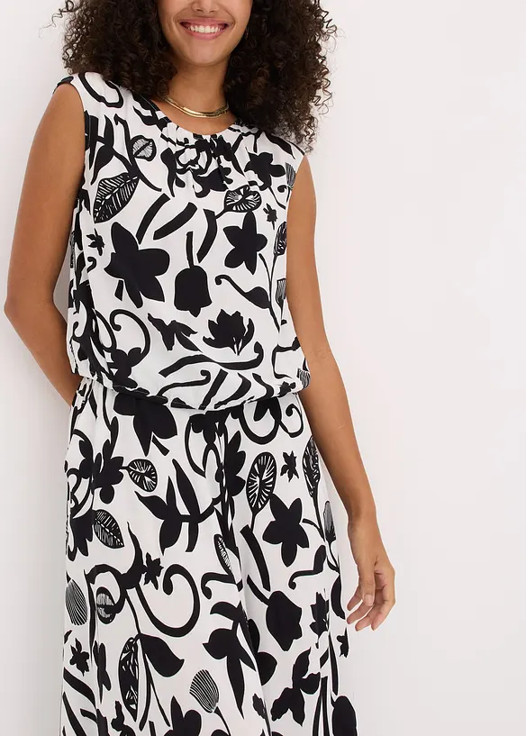 Top court sans manches en viscose fluide, bonprix