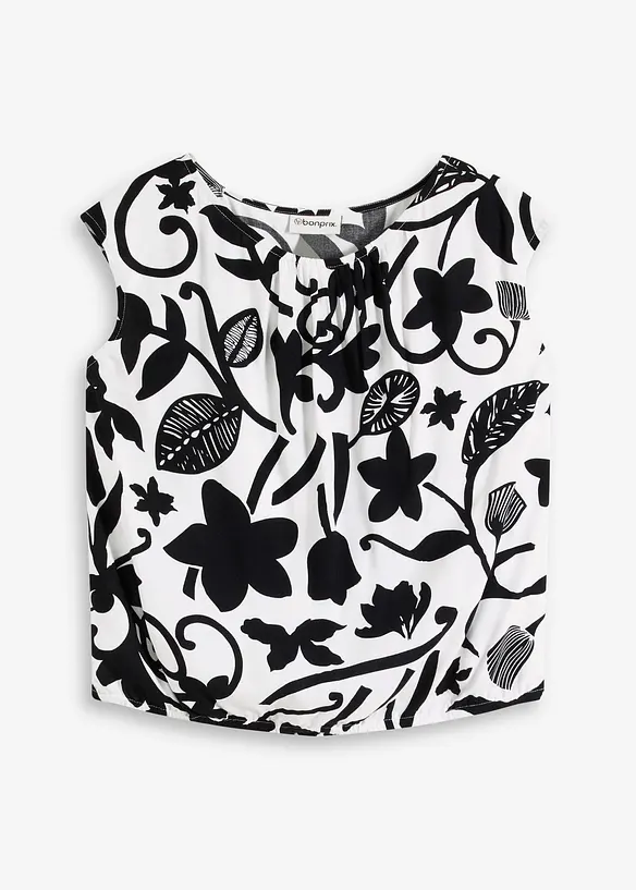 Top court sans manches en viscose fluide, bonprix