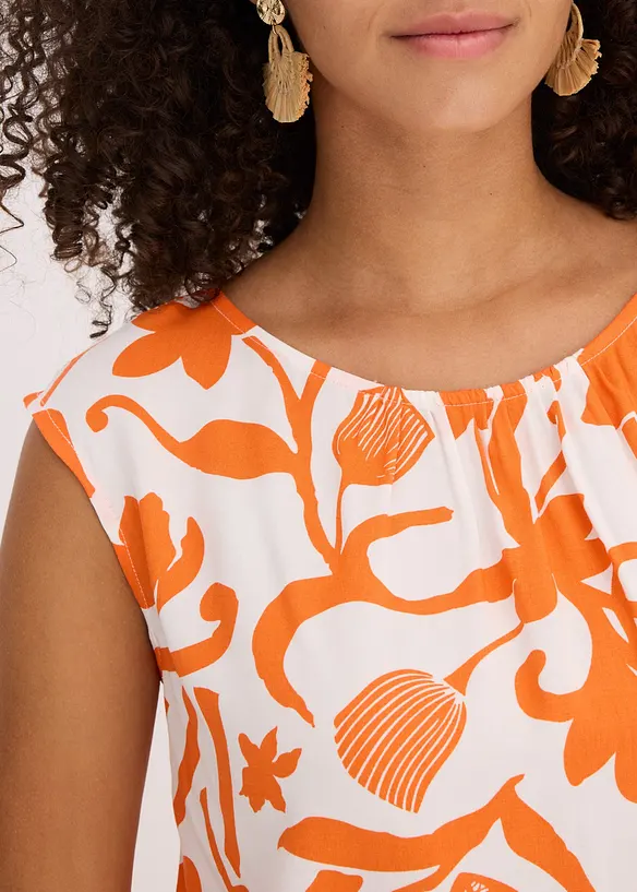 Top court sans manches en viscose fluide, bonprix