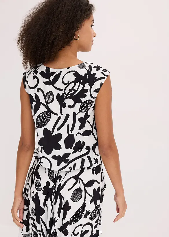 Top court sans manches en viscose fluide, bonprix