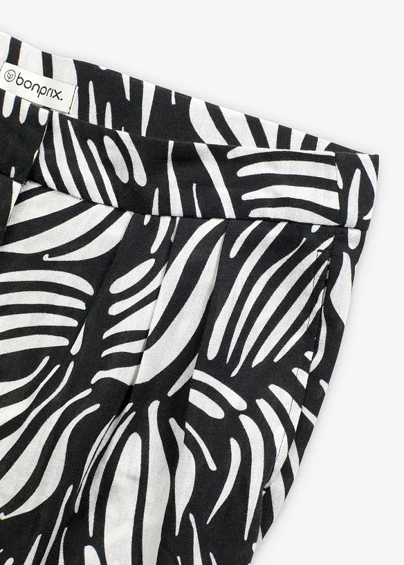 Pantalon palazzo à taille élastiquée, bonprix