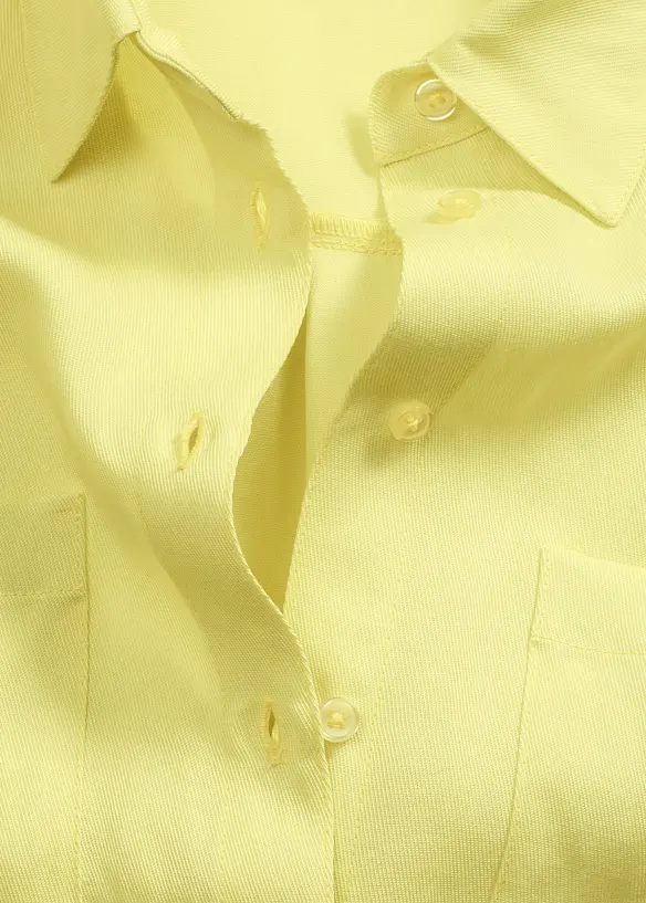 Chemisier manches courtes fluide en Lyocell mélangé, bonprix