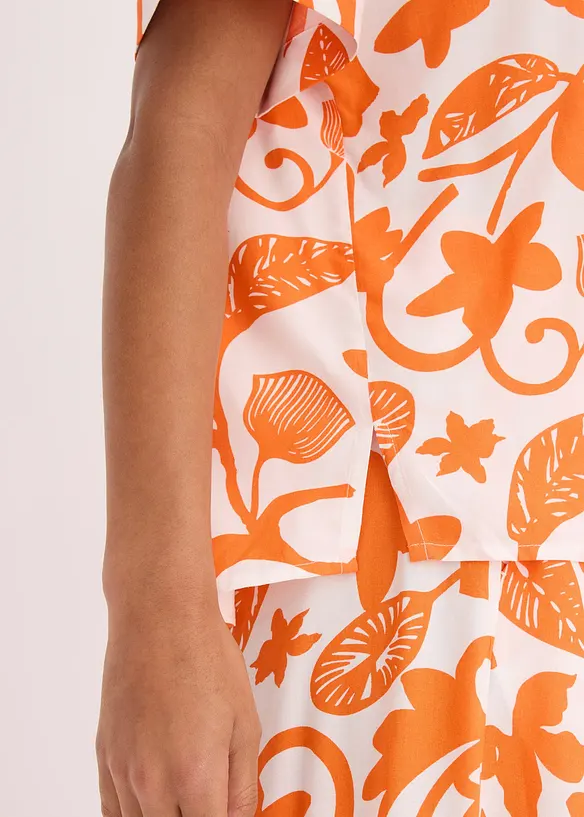 Tunique-blouse imprimée en viscose fluide, bonprix