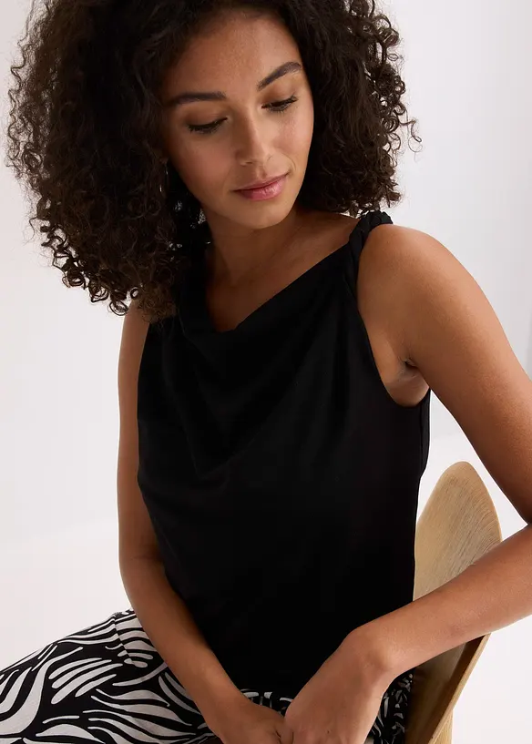 Top à détail torsadé, bonprix