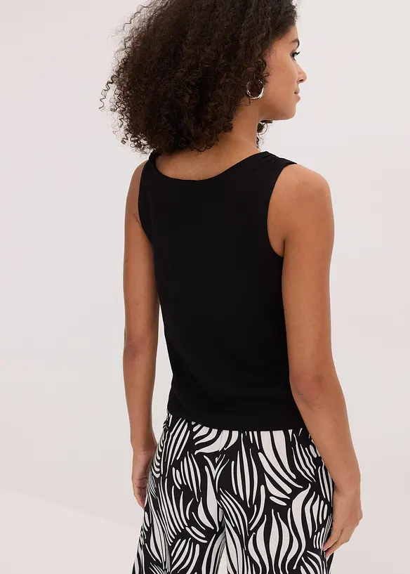 Top à détail torsadé, bonprix