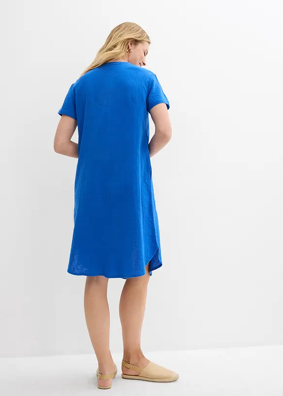 Robe chemise en gaze de coton douce, bonprix