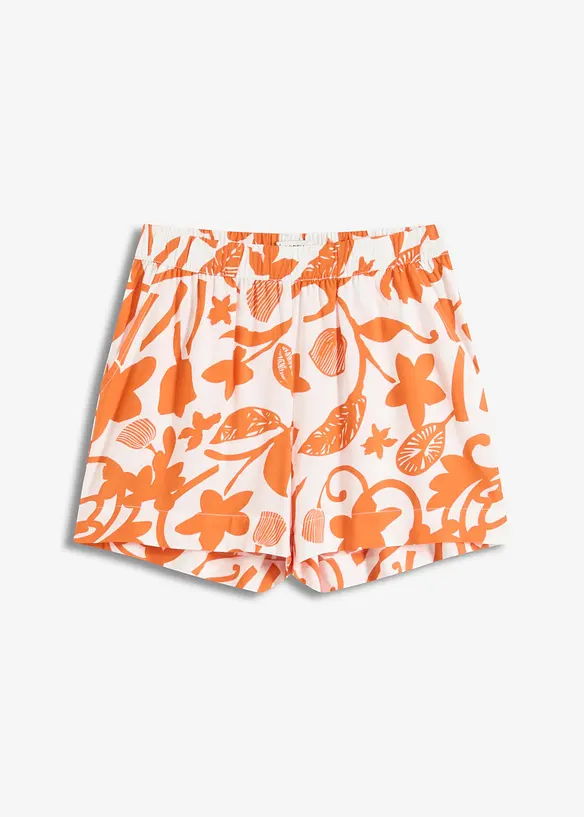 Short imprimé en viscose fluide, bonprix