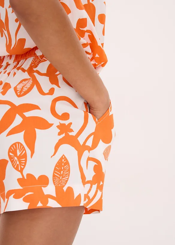 Short imprimé en viscose fluide, bonprix