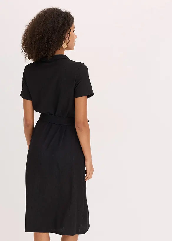 Robe légère en jersey crêpe, bonprix