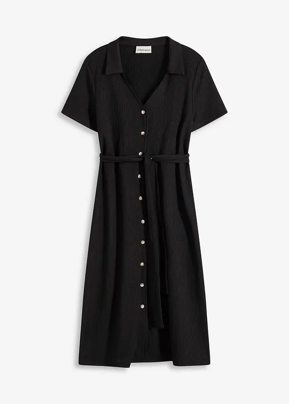 Robe légère en jersey crêpe, bonprix