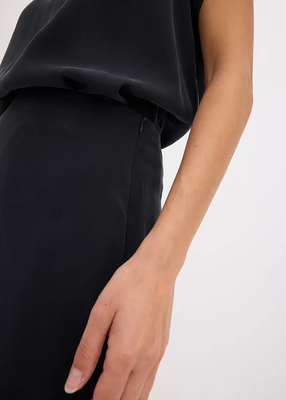 Jupe midi en viscose fluide, bonprix