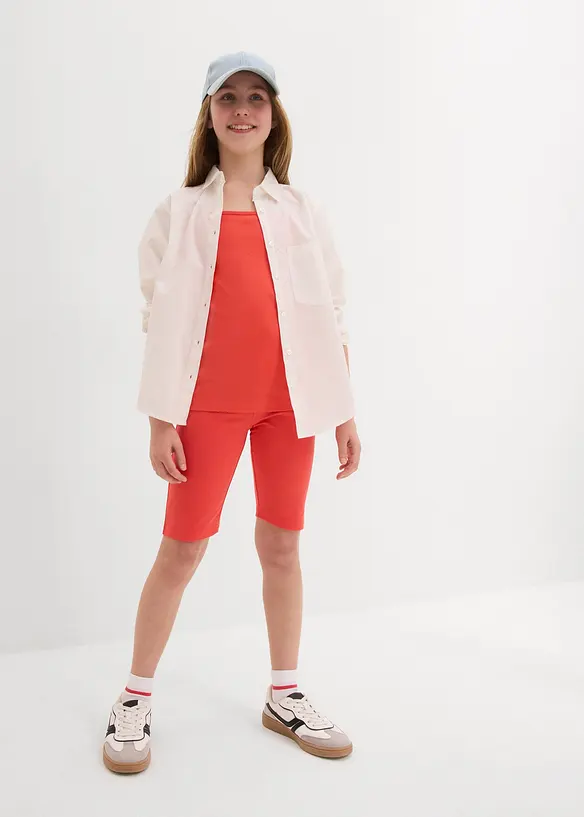 Lot de 3 hauts à bretelles fines, bonprix