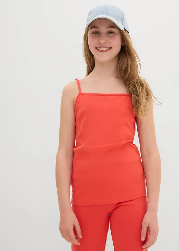 Lot de 3 hauts à bretelles fines, bonprix