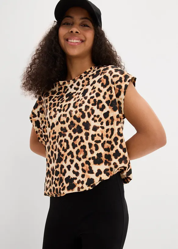 Lot de 2 leggings 3/4 en coton extensible, bonprix