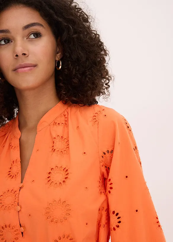 Robe à col tunisien 100% coton, bonprix