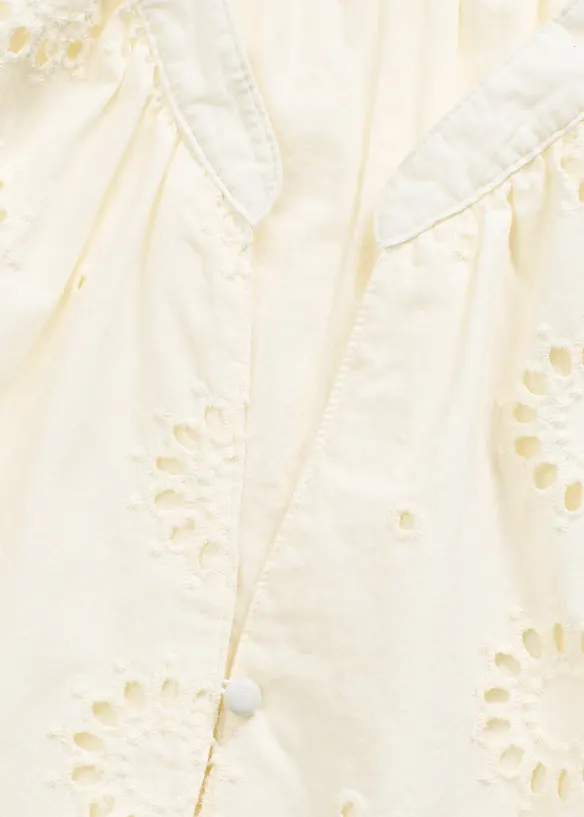 Robe &agrave; col tunisien 100% coton, bonprix