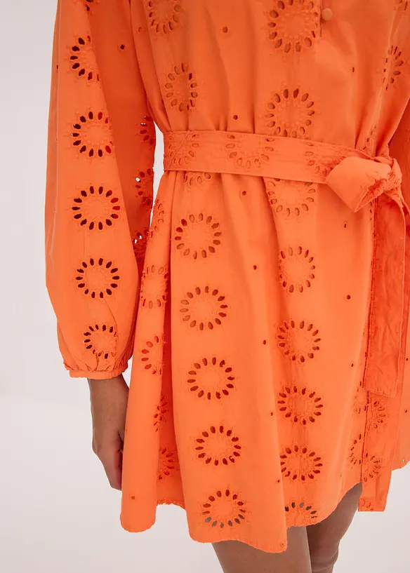 Robe à col tunisien 100% coton, bonprix