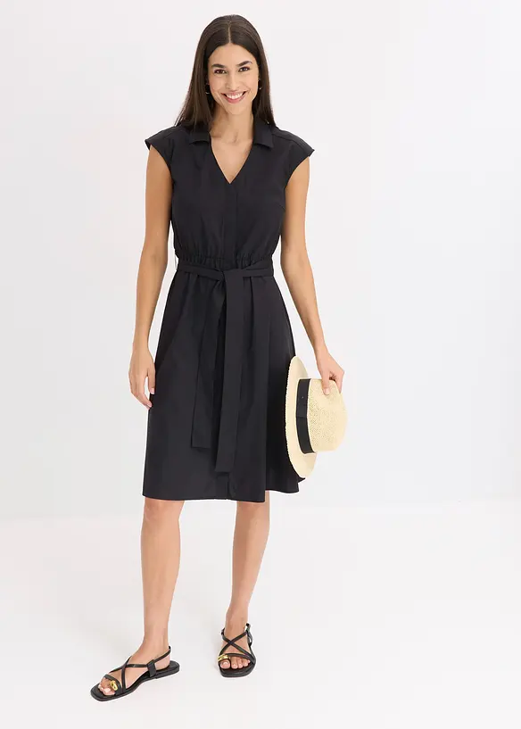 Robe-chemise avec ceinture à nouer, bonprix