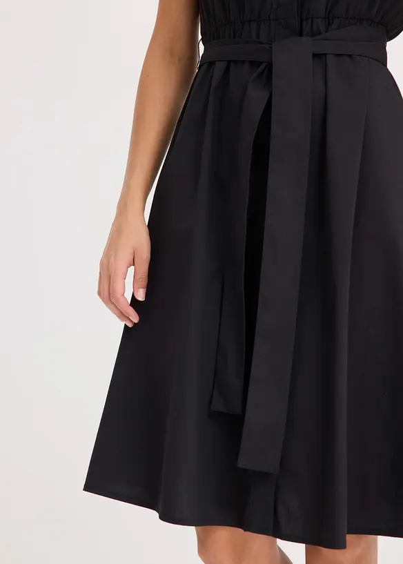 Robe-chemise avec ceinture à nouer, bonprix