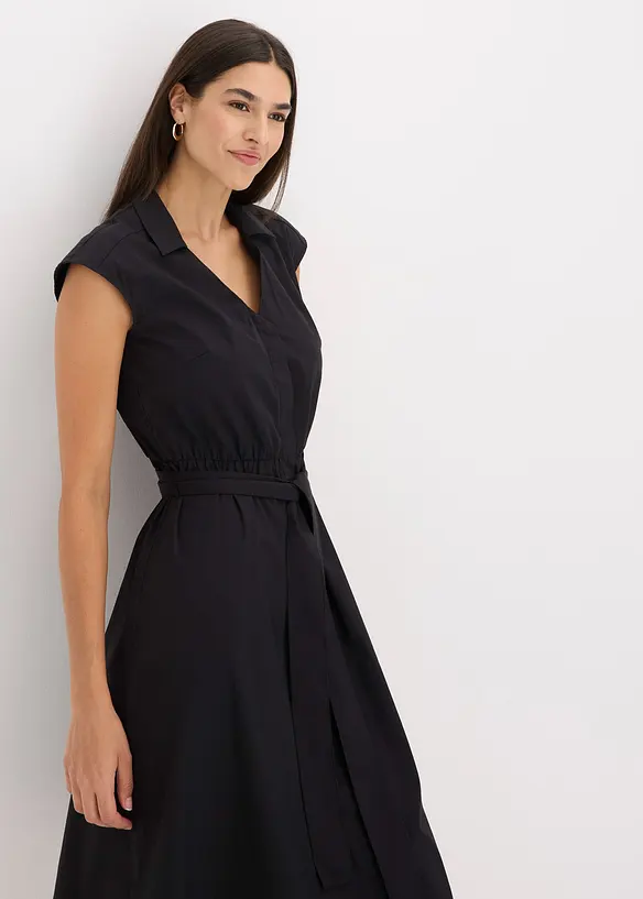 Robe-chemise avec ceinture à nouer, bonprix
