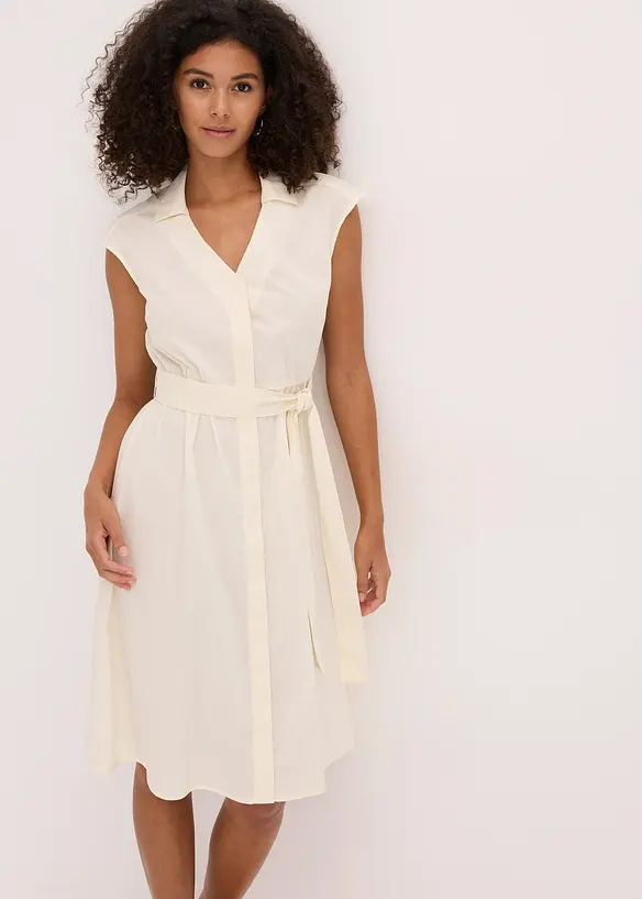 Robe-chemise avec ceinture à nouer, bonprix