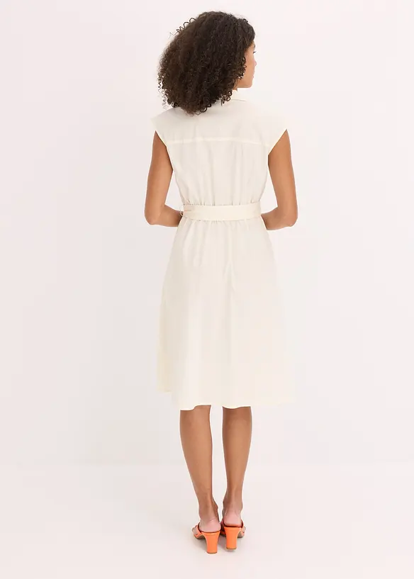 Robe-chemise avec ceinture à nouer, bonprix