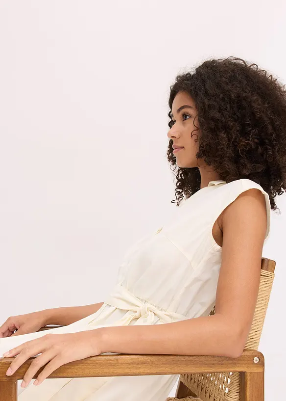 Robe-chemise avec ceinture à nouer, bonprix