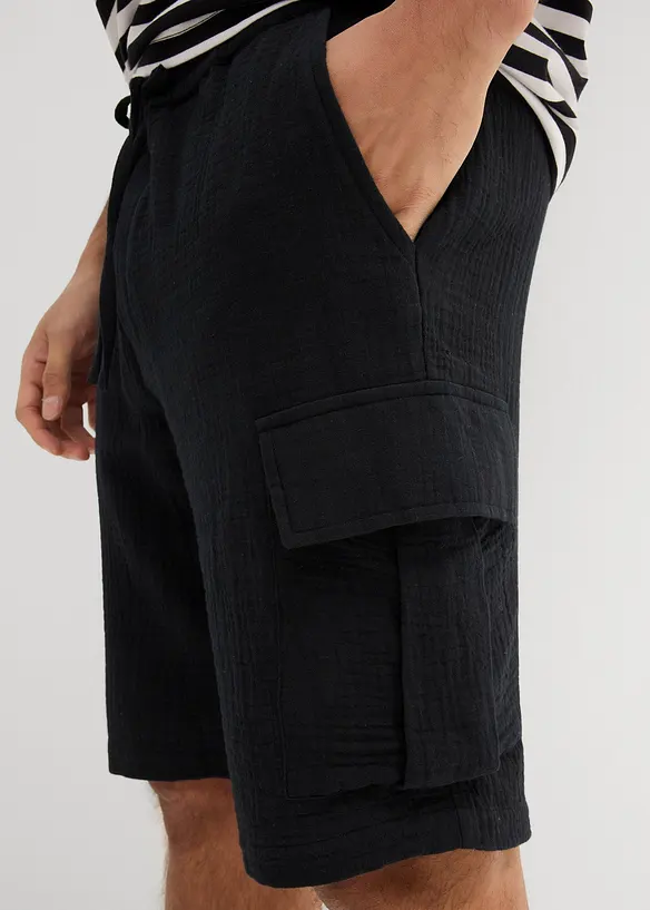 Bermuda en gaze de coton, Regular, bonprix