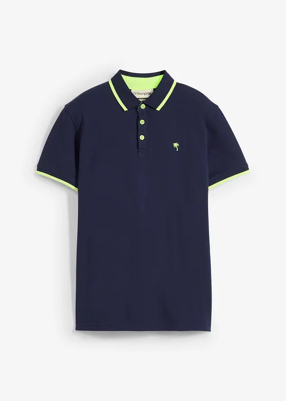 Polo en maille piquée 100% coton, bonprix