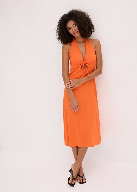 Robe en jersey à découpes, bonprix