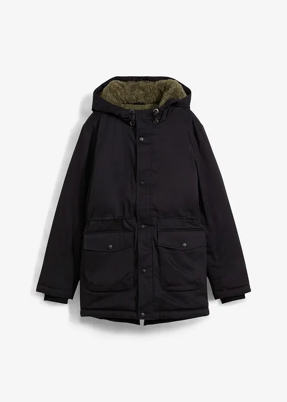 Parka d’hiver déperlante, chaudement doublée, bonprix